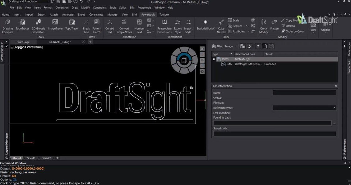 Caixa de diálogo do comando Recover do DraftSight aberta para recuperar um arquivo DWG corrompido